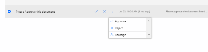 reassign Reassign approvals