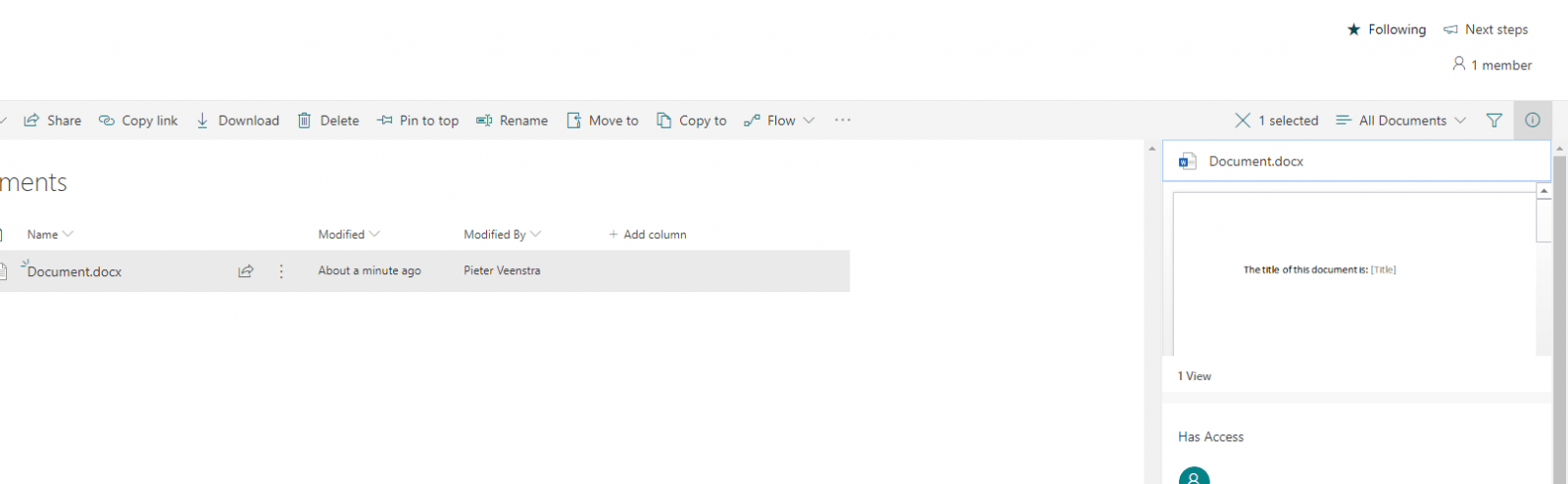 Document Preview in SharePoint