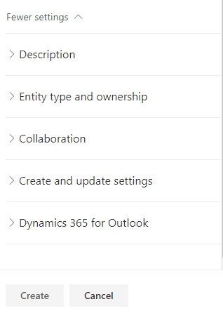 More settings