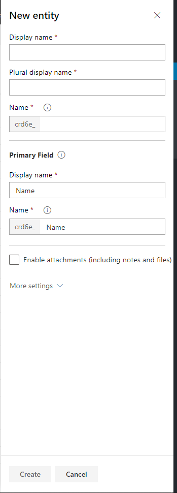 New Entity