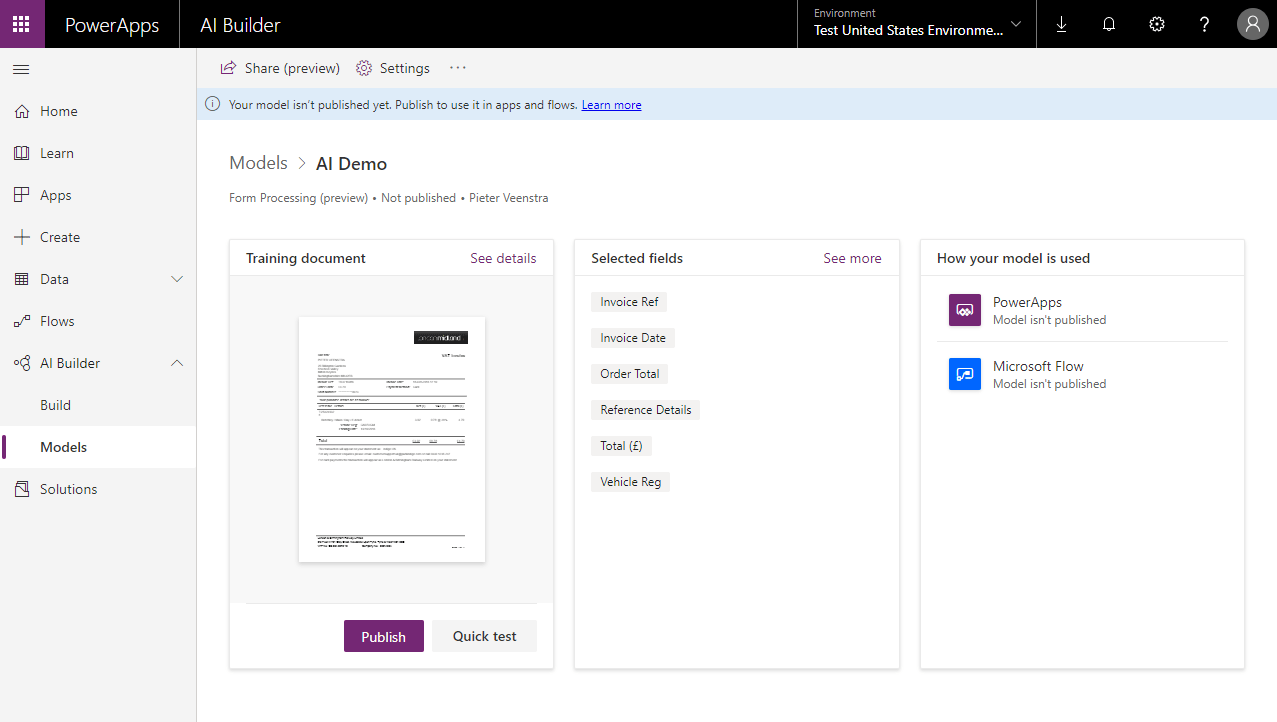Details Page AI Model