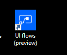 UI flows icon on desktop