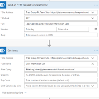 Get The hidden user list items