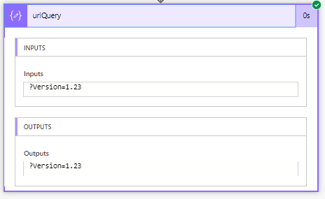 uriQuery function uriQuery function