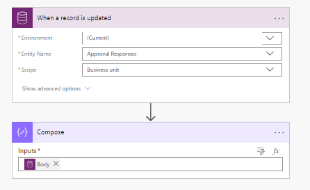 Collect intermediate responses