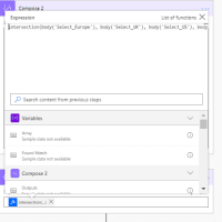 intersection function in action Intersection function in action