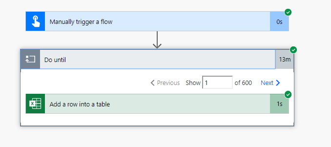 Add row to xcel