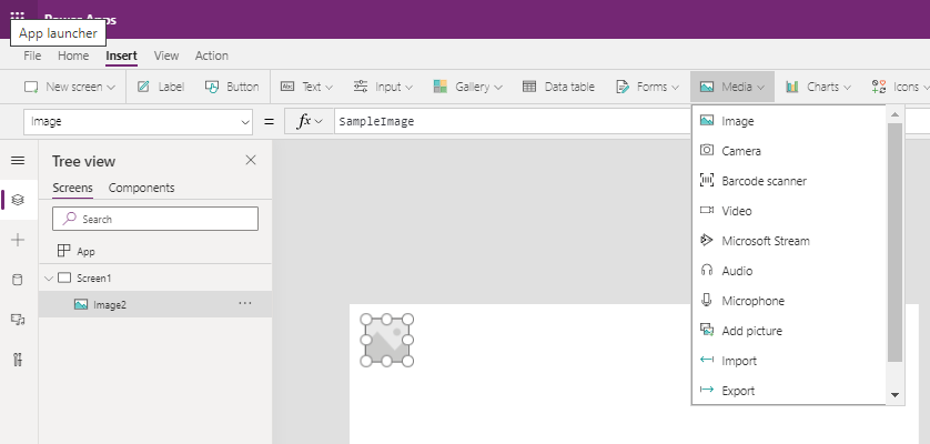 Image Control in  Power Apps