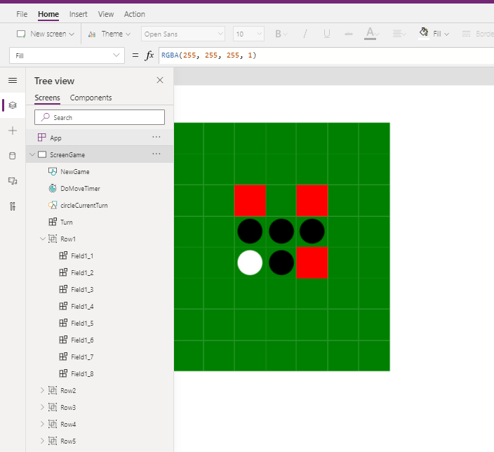 image 42 Othello/Reversi game in Power Apps