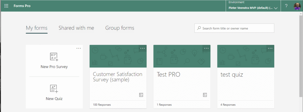 forms in microsoft forms forms in Microsoft Forms