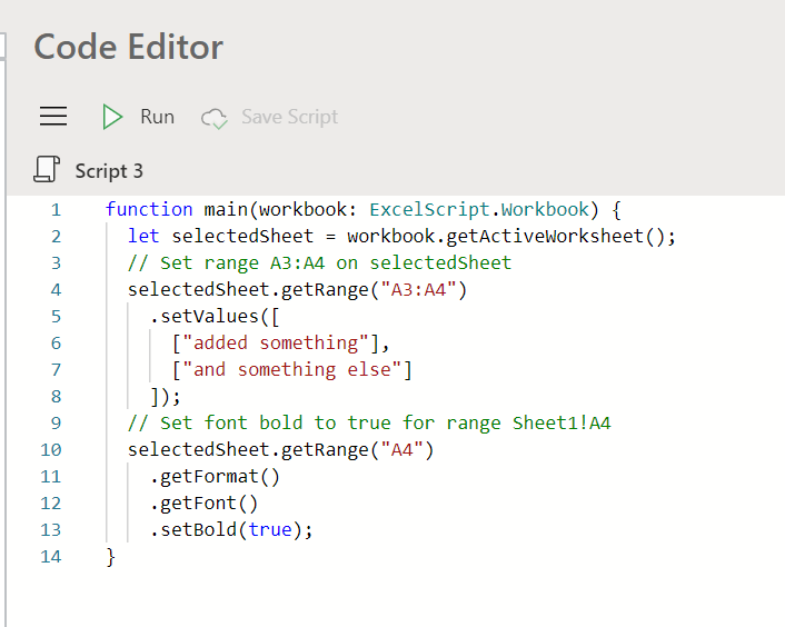 image 45 Run Script with Excel in Power Automate