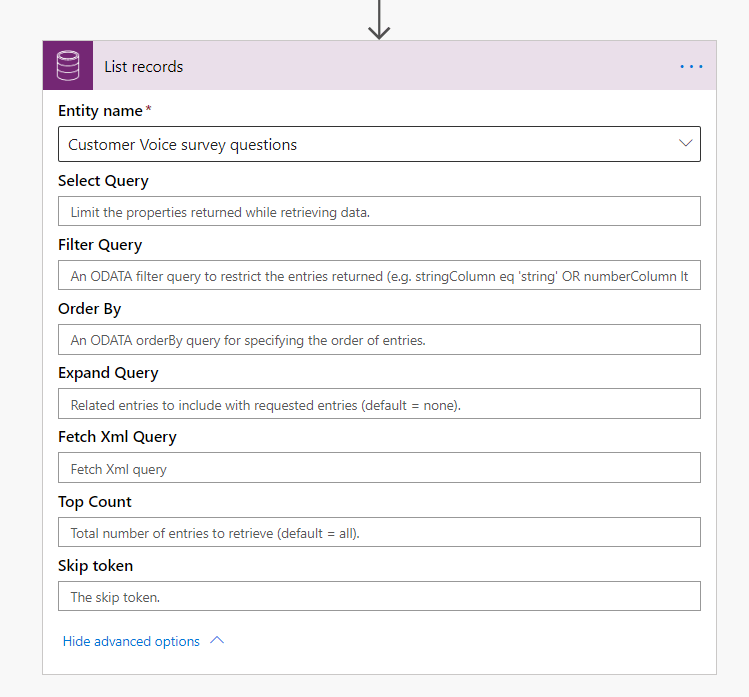 list records in dataverse List records in Dataverse