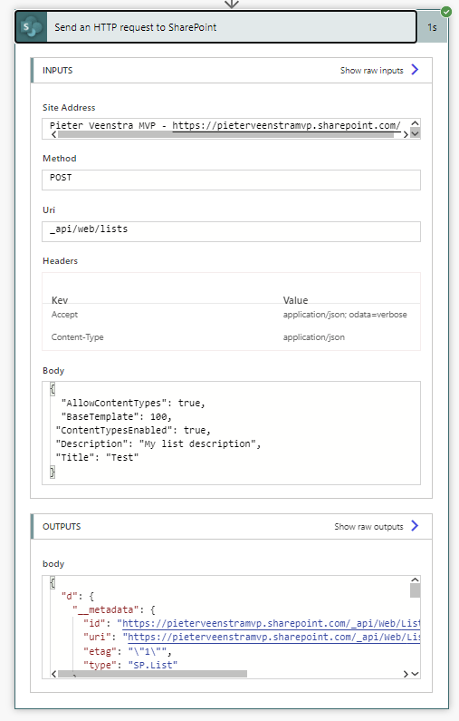 Create a SharePoint list