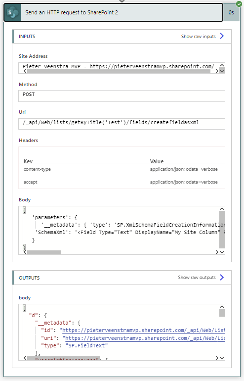 Create a SharePoint list using Power Automate