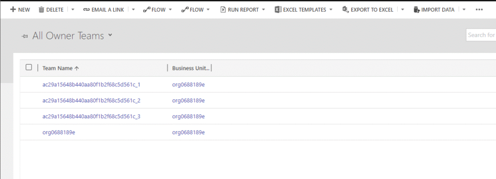 Security and Common Data Services/Dynamics 365