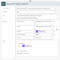 Rename SharePoint folders in Power Automate