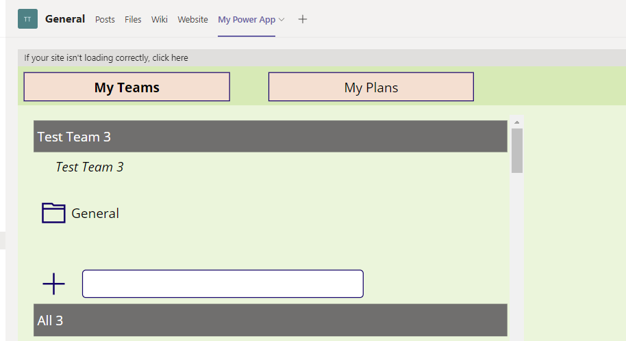 new tabs added to a team in Microsoft teams using Power Automate