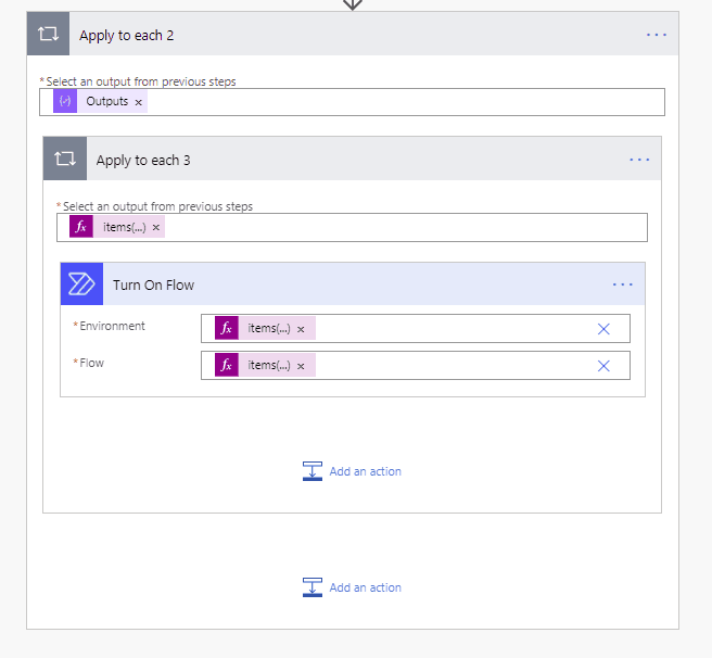 re enabled flows to turn them on re-enabled flows to turn them on