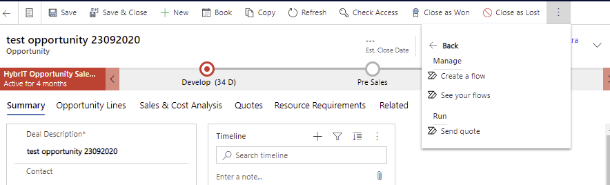 Create PDF documents from data in Power Automate
