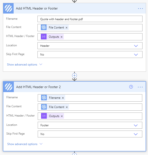 Create PDF documents from data in Power Automate