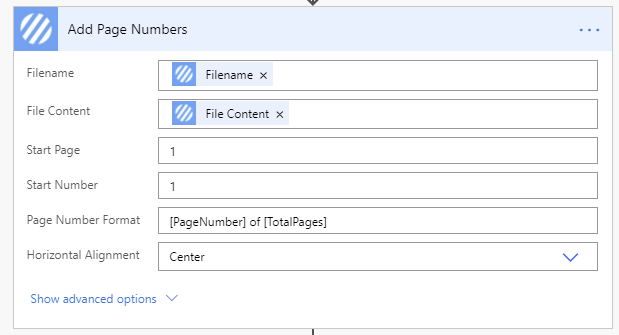 Create PDF documents from data in Power Automate