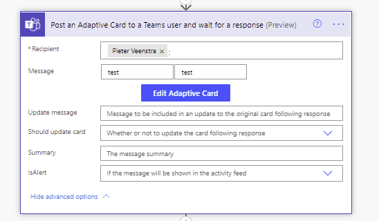 Get started with adaptive cards in Power Automate