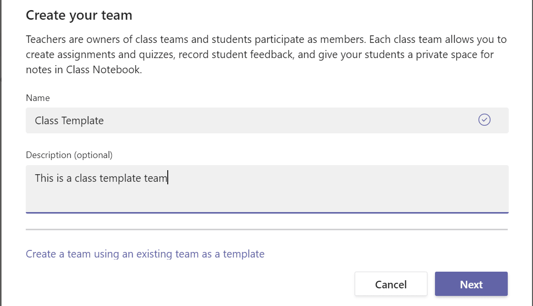 create your team Create your team