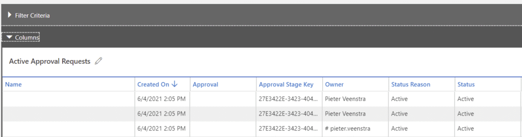 image 17 Power Automate Approvals and Dataverse