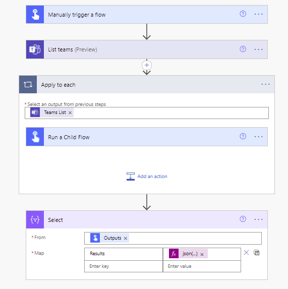 image 39 A select collecting child flow output