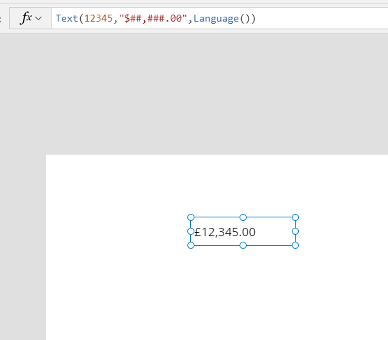 image 15 format numbers with Text and language function