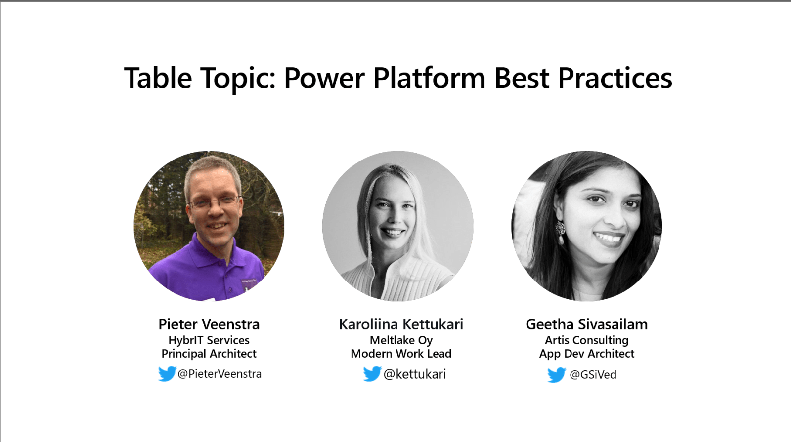 The making of: A successful Microsoft Ignite table talk