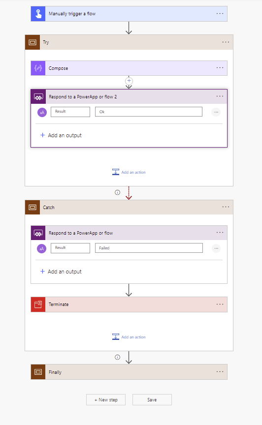 Error handling in child flows in Power Automate