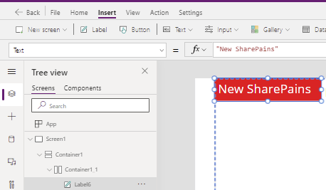 Containers in responsive apps in Power Apps