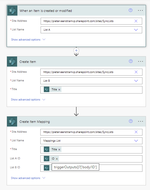 image 20 Synchronize two data sources with Power Automate