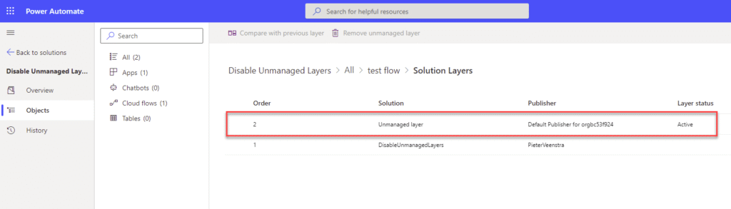image 24 unmanaged layer in an app.