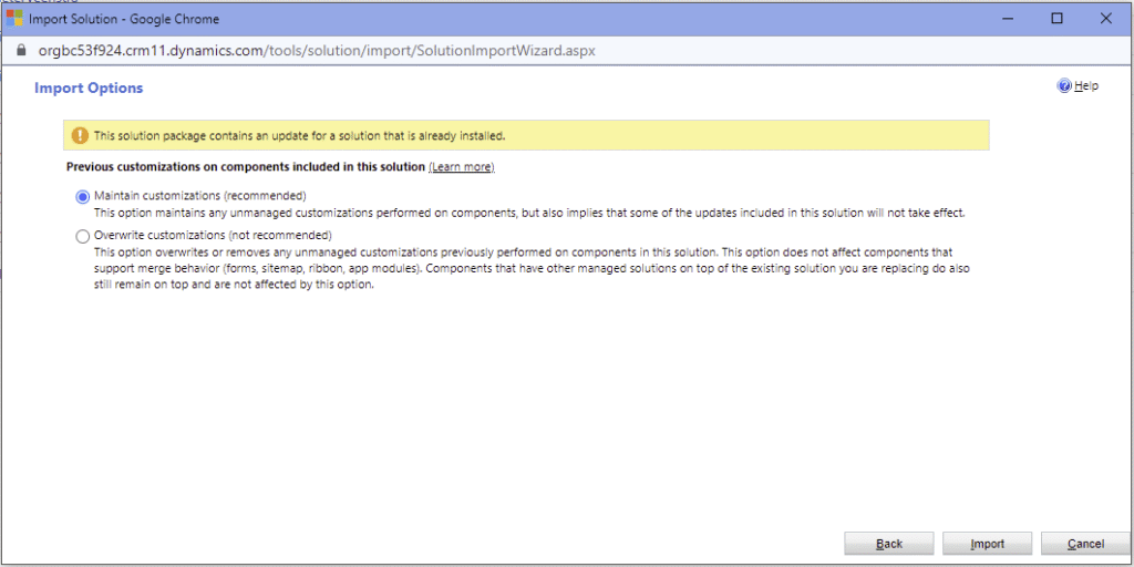 image 32 unmanaged changes fixed during import