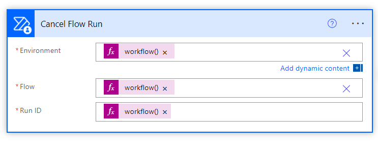 Cancel Flow Run action