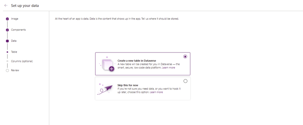 Create an app using the new image import in Power Apps