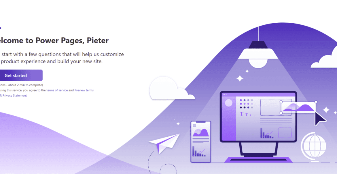 get started with power pages Get started with Power Pages