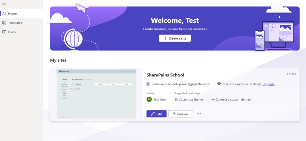image 15 Get started with Power Pages super quickly in 5 minutes
