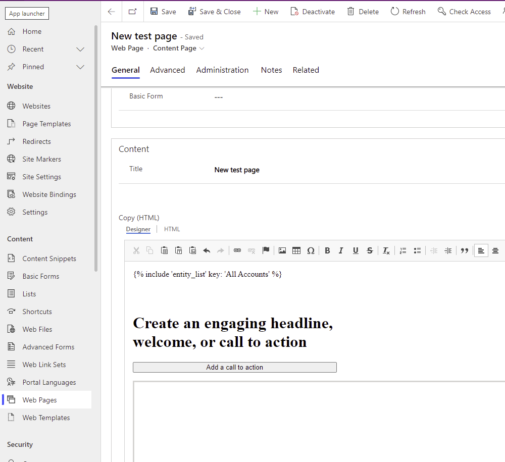Create custom content instead of components in Power Pages