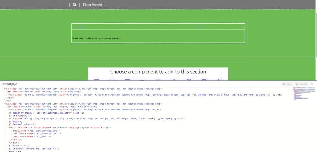image 17 Get started with Liquid in Power Pages