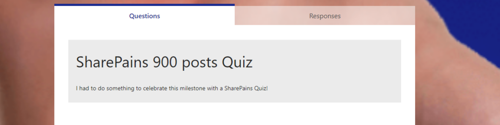900th post quiz