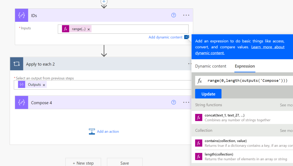 image 8 Avoid variables in apply to each steps