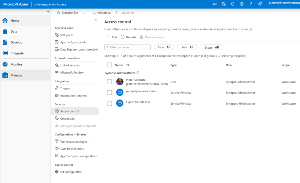 image 40 Failed to load in Azure Synapse Workspace