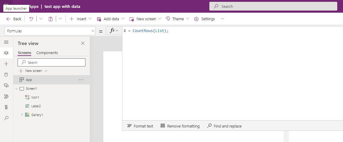 image 11 Named formulas in Power Apps using App.Formulas
