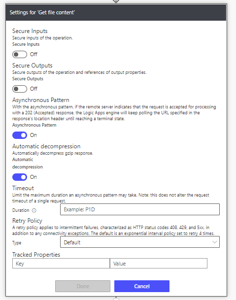 image 7 Copy large files from SharePoint to Azure Blob Storage using Power Automate