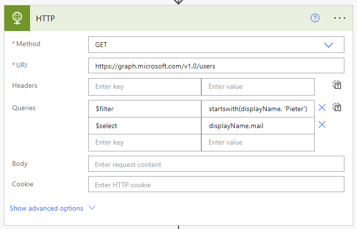 image 38 2 Approaches to filtering and selecting data from Microsoft Graph in Power Automate