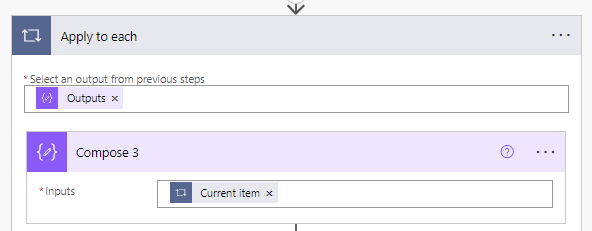 image 41 The Current item from an Apply to each step