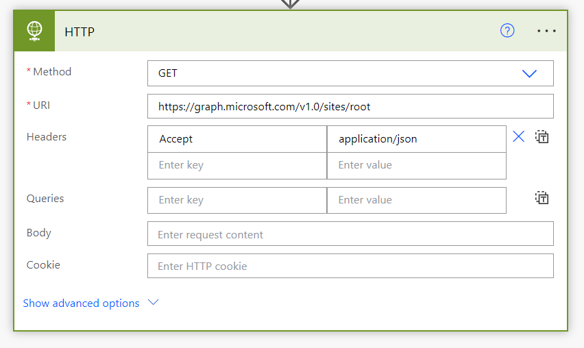 How to use Microsoft Graph for SharePoint within Power Automate